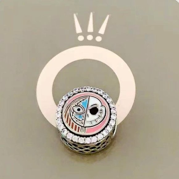 Authentic Pandora Disney Parks Nightmare Before Christmas Jack and Sally Charm - Picture 1 of 3